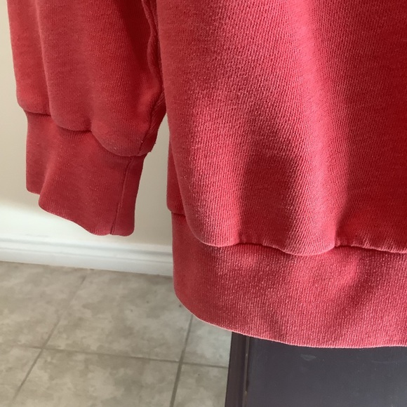 Hollister Coral Red Crewneck Sweatshirt Size S | HCO Logo | Classic Y2K Prep - Picture 5 of 15